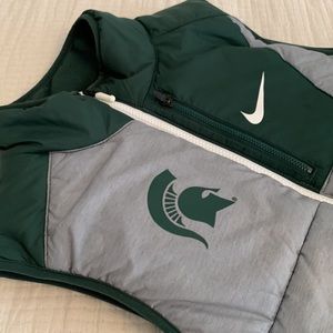 Michigan State Spartans Nike puffer vest